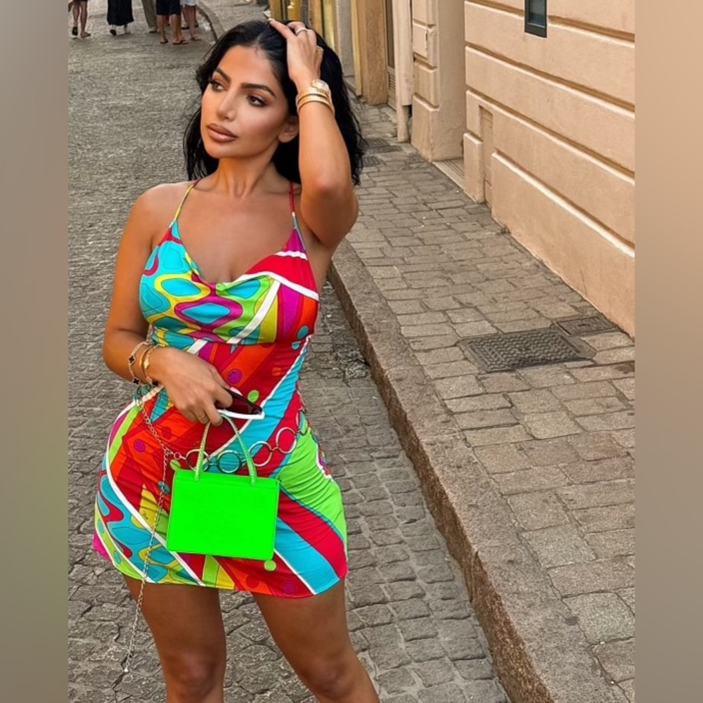 Pucci mini dress (Worn once) Multicolor super chic dress
